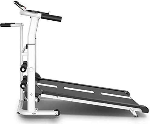 FMOPQ Treadmill Mini Fitness Treadmill Indoor Sports Simple Mute Multi-Function Fitness Equipment Compact Design Combines Treadmill/Supine Board/Twist Waist