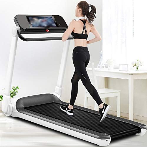 FMOPQ Treadmill Electric Treadmill Exercise Bike Walking Treadmill Speed 1-8 Km/h LCD Display Up to 130 Kg Used for Walking and Running Training