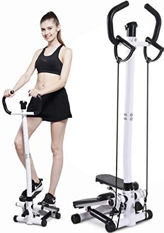 FMOPQ Home Fitness Equipment Indoor and Equipment Living Room Bedroom Silent Treadmill Balcony Stepper in-situ Stepper Gym Exerciser (Color : White Size : 32CM34CM120CM) Indoor C