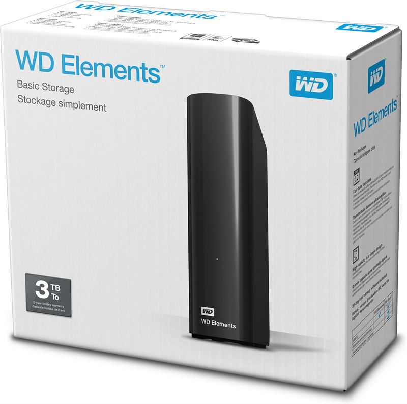 heilige voor Frons Western Digital WD Elements Desktop 3.5 Inch Externe HDD, 3TB harde schijf  kopen? | Archief | Kieskeurig.be | helpt je kiezen
