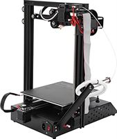 Gedourain 3D-printer, Grain Hot Bed Design 3,5-inch led-kleurendisplay Hoge nauwkeurigheid 3D-printer voor Cura(Europese standaard 250V, roze)