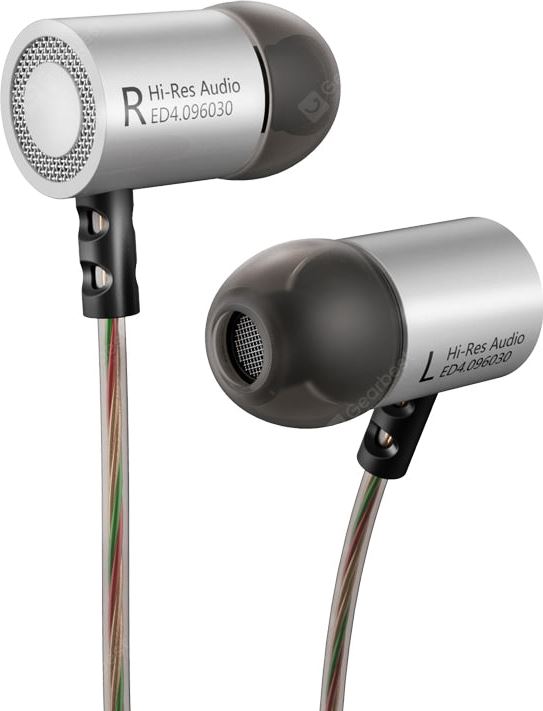 KZ Audio KZ ED4 - In-ear Oordopjes - Zwart Zonder microfoon