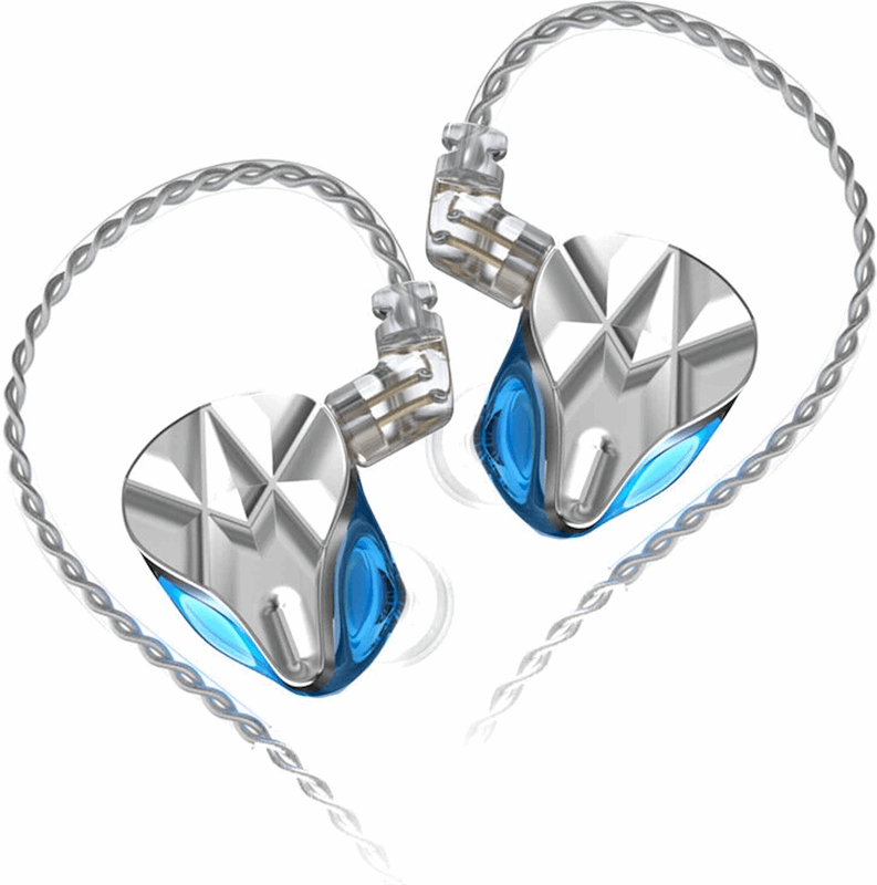 KZ Audio KZ ASF - 5BA In-ear oordopjes IEM Blauw Zonder microfoon