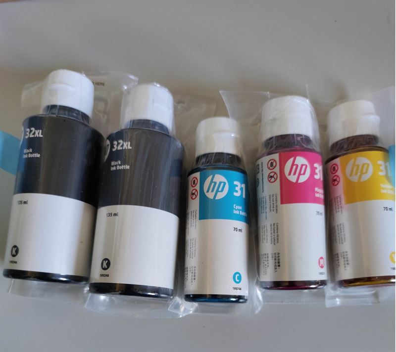 HP inkt 32XL 31 origineel multipack origineel 5 flessen