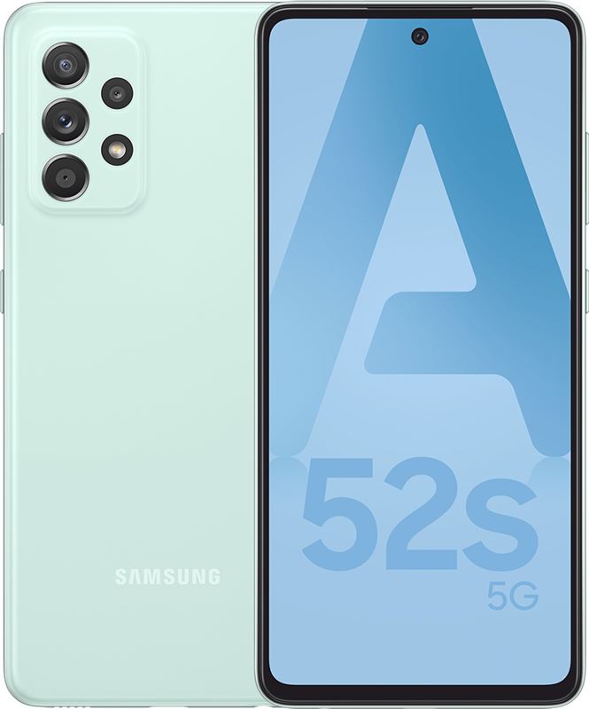 Samsung Galaxy A52s 5G 128 GB / groen / (dualsim) / 5G