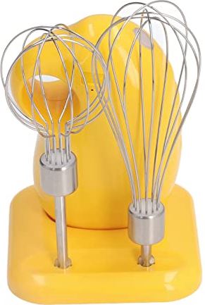 PECY Elektrische handmixer Antisliphandgreep Elektrische handmixer op batterijen Duurzaam ABS roestvrij staal voor eieren