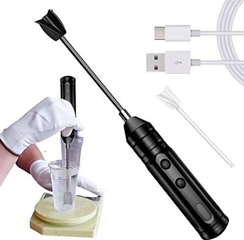 Limily Handheld elektrische harsmixer - USB oplaadbare elektrische epoxyharsmixer met magnetische koppeddel - Draagbare harsroerder voor doe-het-zelfgereedschap: