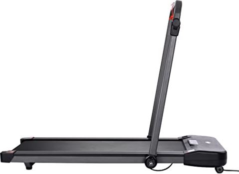 ERNP Smart Walking Running Machine, 2-in-1 opvouwbare loopband, met verbrede schokabsorptie-loopband, LED-display & afstandsbediening & iPad-houder, voor thuis-/kantoorgymnastiek