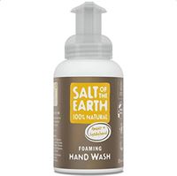Salt of the Earth 100% natuurlijke schuimende handwas door zout van de aarde, Amber & sandelhout, 250 ml