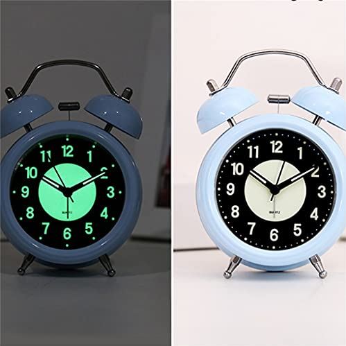 ERTDYJNAFGHMM 3-inch Super Loud Wake-up Alarm Clock to Wake Up Digital Clock with Luminous Small Clock (Color : C, Size : 3 inches) (A 3 inches)