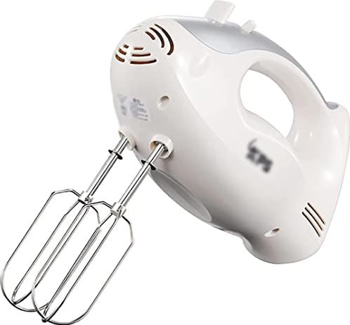 XiangWen Elektrische Hand Klop Elektrische Eierklopper Huishoudelijke Handheld Mini Eiklopper Crème Mixer Bakgereedschap (Kleur: Wit, Maat: 21x8x14cm)