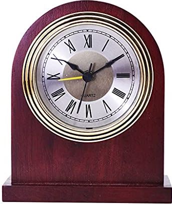 Spacmirrors Vintage Wooden Table Clock Bedroom Bedside Snooze Alarm Clock Wood Retro Desktop Clocks Home Decoration Desk Table Watch