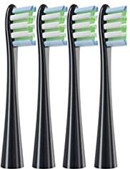 SHAOZI YanB6 compatibel met 12 stuks vervangbare borstelkoppen geschikt compatibel met Oclean X/X PRO/Z1/F1/One/Air 2 /SE Sonic elektrische tandenborstel borstel navullingen (kleur: 4zwart)