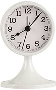 Spacmirrors Antique Metal Mute Alarm Clock Living Room Bedroom Table Clock Retro Classic Student Watch