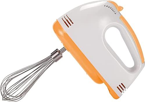 XiangWen elektrische handgrader keuken elektrische handheld eierklopper zweep deeg eiwitmixer (kleur: oranje, grootte: 18x11cm)