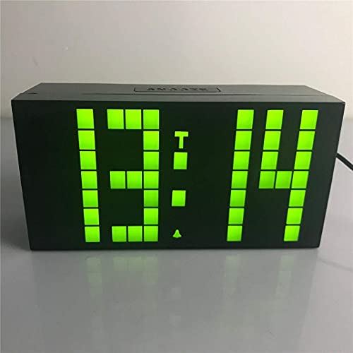 Kaerel Led elektronische geruite wekker, multifunctionele afstandsbediening digitale timer, stille lichtgevende slimme klok, temperatuur wandklokken, 4B5Sbluelight