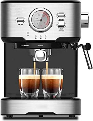 ZHANGTAOLF Heet verkopende home espressomachine met melkbrijp stoomstalte, programmeerbaar, temperatuurregeling, single serve, brouwsysteem, warm watersystemen