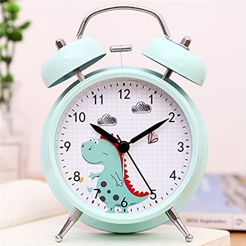 ERTDYJNAFGHMM Super Loud Sound Small Alarm Clock Mute Bedside Luminous Alarm Clock Bedroom Clock3 Inches, 4 Inches (Color : A, Size : 3 inches) (A 4 inches)