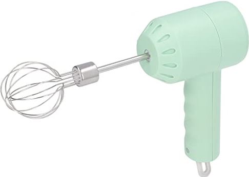 Rongm Draadloze elektrische handmixer 3 USB-oplaadsnelheden Elektrische handmixer in groen ABS voor keuken