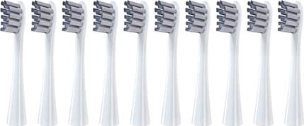 SHAOZI YanB6 vervangende tandenborstelkop compatibel met Oclean SE+/Air/One/Z1/F1/X/X Pro-serie Sonic elektrische tandenborstel diep schoon 10 stks/20 stks/30 stuks (kleur: 10 grijs)