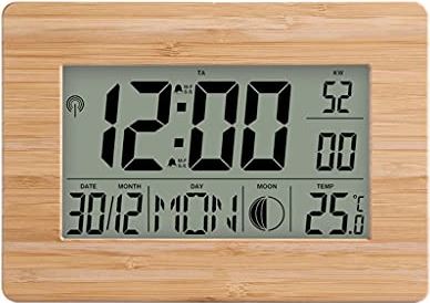 Spacmirrors Digital Wall Clock Alarm Big Size Number Multifunction Temperature Table Clocks Bedside Thermometer Large Clock