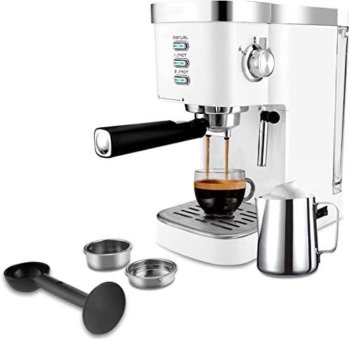 ZHANGTAOLF Snelle verwarming automatische espressomachine, professioneel multifunctioneel koffiezetapparaat voor thuisgebruik, programmeerbaar, temperatuurregeling, warm watersysteem