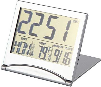 TYPIS Digitale Thermometer Kalender Vouwen LCD Digitale Wekker Bureau Tafel Weer Bureau Temperatuur Ectronic Huishoudelijke Mini