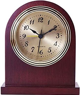 Spacmirrors Vintage Wooden Table Clock Bedroom Bedside Snooze Alarm Clock Wood Retro Desktop Clocks Home Decoration Desk Table Watch