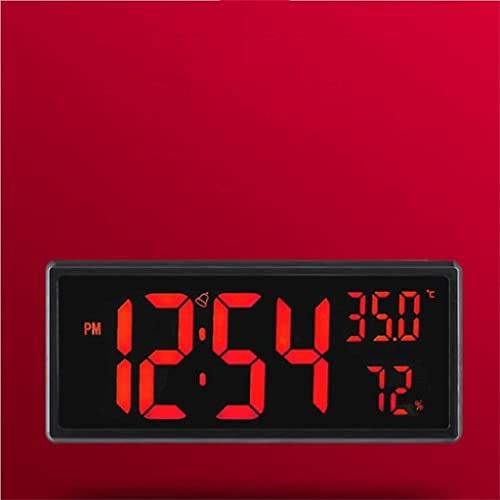 Spacmirrors Digital Alarm Clock Humidity Temperature Brightness Darkens at Night Power-Off Memory Table Clocks LED Clock