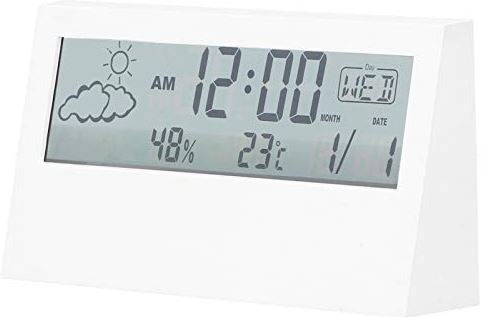 CHDE Vochtigheid Temperatuurmeter met Temperatuur & Vochtigheid Mode Wekker Stabiel Multifunctioneel voor Thuis
