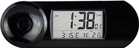 FMOGGE Bureauklok Elektronische Kleine Wekker Thermometer Tafel Lcd Digitale Klok Kalenderweergave Met Achtergrondverlichting Desktopklok