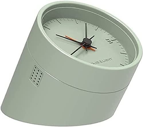 KAOROU Nordic Pointer Alarm Clock Flip om nachtlamp te veranderen opladen Multifunctionele Stepless dimmende bed nachtlampje (kleur: een maat: één maat) jiangyu1994 (Color : B, Size : One size)