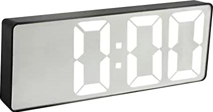 Chuwisdom N/A LED digitale wekker Voice geactiveerd temperatuur nachtkastje horloge (zwart)