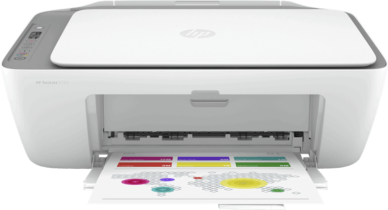 HP DeskJet HP DeskJet 2722 All-in-One printer, Kleur, Printer voor Home, Printen, kopiëren, scannen, Scans naar pdf