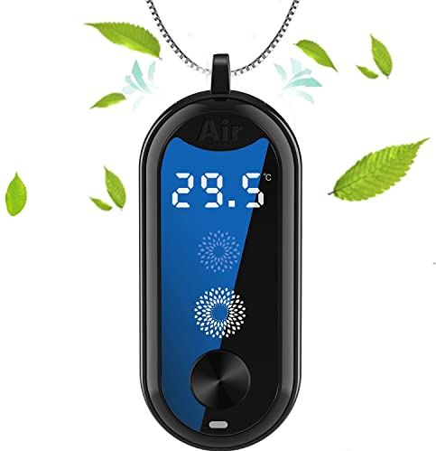 NINETL Mini Aromatherapy Purifier Personal Wearable Portable Measurable Temperature 160 Million Negative Ion Car