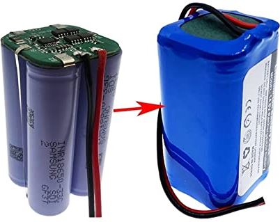 Acbbk 14.8V 2600mAh Li ion oplaadbare batterij compatibel met Ilife a4 a 4S V7S A6 V7S plus Robot Vacuum Cleaner Ilife (Color : 3200mah 1pcs)