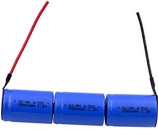 Onnekas Stofzuiger onderdelen 3.6V / 4.8V 2500mAh NI-MH-batterijpakket compatibel met Philips FC6142 FC6140 robotstofzuiger Vegende robot (Color : 3.6V)