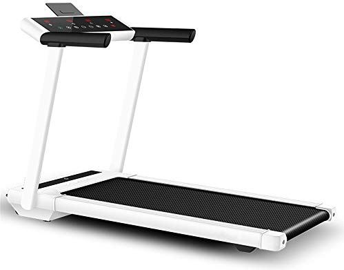 GRAEBA Loopband vouwband met tablethouder hardloopmachine wandelen joggen hardloopmachine gratis installatie geschikt voor joggen (kleur: wit, maat: 153x17,5x112cm)