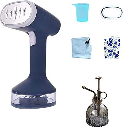 QARNBERG Handheld Steam Iron, Household Small Vertical Electric Steamer, Travel Dormitory Mini Portable Steam Ironing Machine,Blue