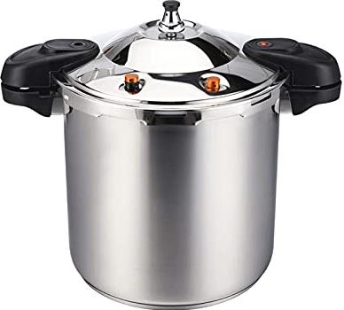 SDJFGJNCOPFDD Household 304 Stainless Steel Large Pressure Cooker Explosion-proof High-pressure Six-layer Protection Commercial Large Family Soup Pot Slow Cooker (Size : 13L) (13L)
