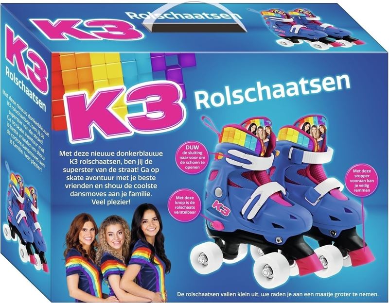 groef Alfabetische volgorde abortus K3 rolschaatsen maat 30/33 - regenboog - met verstelbare schoen | Prijzen  vergelijken | Kieskeurig.nl