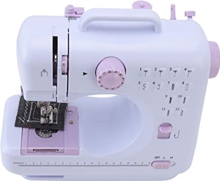 RTZY Mini elektrische naaimachine 2 soorten met schakelaarbediening Geluidsarme DIY stabiele naaimachine EU-stekker 110-220V