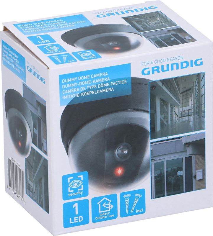 Grundig dummy koepelcamera zwart zwart