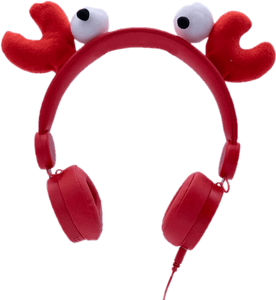 KIDYWOLF hoofdtelefoon voor kinderen kidyears krab