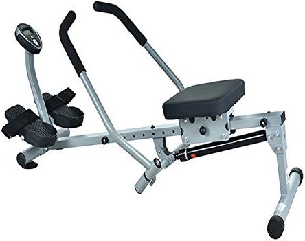 DJGA-JDFH Roeimachines, Roeimachine, Fitness Full Motion Roeimachine Roeier 265 lb Gewicht Capaciteit en LCD-monitor