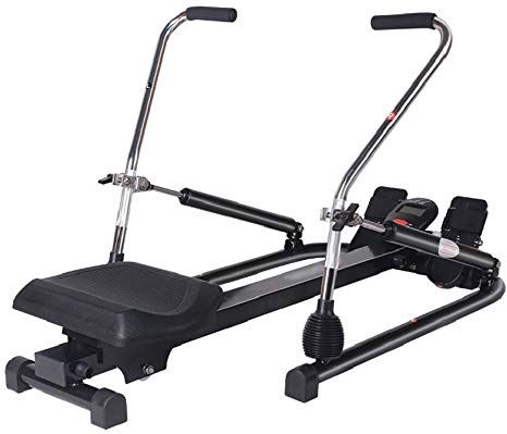 DJGA-JDFH Roeimachines, Roeimachine,Huishoudelijk stil hydraulisch roeiapparaat,Multifunctionele roei-oefening,Home Gym Workout Fitnessapparatuur