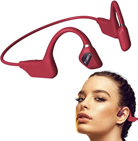 Appoo Fitness draadloze sportheadset - Comfortabele en waterdichte beengeleiding Ear Headset | Gebruiksvriendelijke, zweetbestendige sporthoofdtelefoon