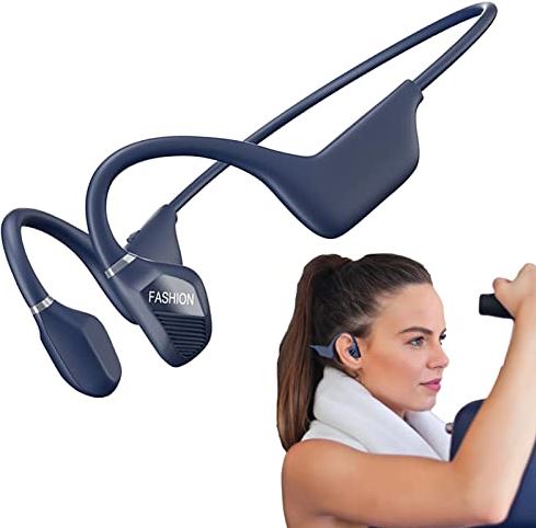 Pratvider Koptelefoon met open oor,Comfortabele en waterdichte beengeleiding Ear Headset - Gebruiksvriendelijke, zweetbestendige draadloze koptelefoon