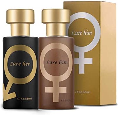 YCDtop Golden Lure Pheromone Perfume,Golden Lure Perfume,Romantic Glitter Perfume,Pheromone Perfume To Attract Men For Women,Lure Her Perfume for Men (Color : 2pcs)