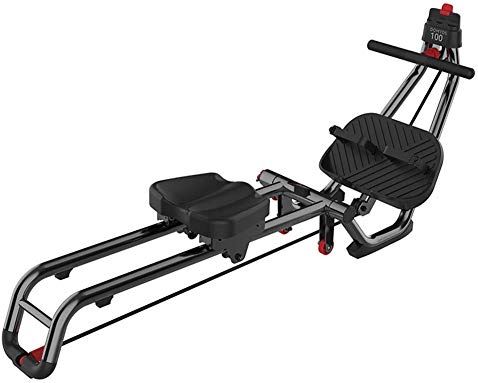 DJGA-JDFH Opvouwbare Roeimachines Roeimachine Opvouwbaar, Oefening Roeimachine voor Thuis Buikfitnessapparatuur, Stil Opvouwbaar Ergonomisch Ontwerp, Gewichtsverlies Spiertraining, Maximale belasting 110kg